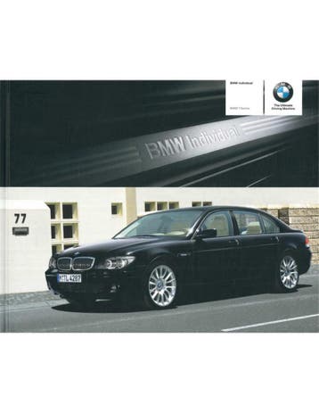 2005 BMW 7 SERIE INDIVIDUAL HARDCOVER BROCHURE ENGELS, Boeken, Nieuw, BMW, Author