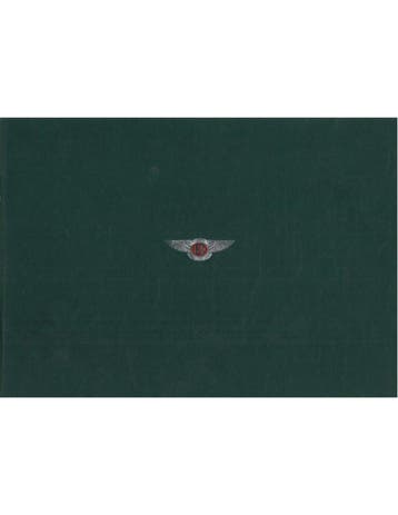 1995 BENTLEY PROGRAMMA BROCHURE ENGELS, Nieuw, Author
