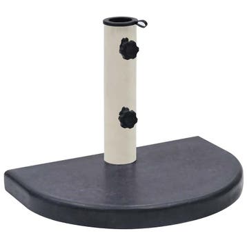 vidaXL Parasolvoet 40x28x4 cm graniet zwart, Verzenden, Nieuw, Minder dan 1 meter, Parasolvoet