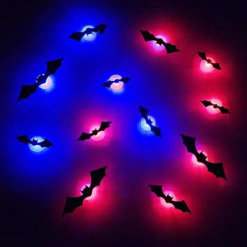 3D Vleermuis LED Lampje     8cm x 2cm, Ophalen of Verzenden, Nieuw