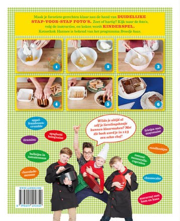 Het Ketnet stap-voor-stap kookboek met Hannes 9789401424752, Verzenden, Zo goed als nieuw, Hannes Deryckere