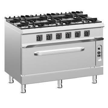 GGM Gastro | Gasfornuis - Giuseppe 700 - 1200x730mm - 49,0 |, Verzenden