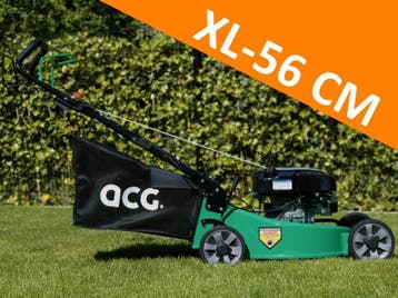 XL benzinemaaier 56cm! Gazonmaaier, benzine grasmaaier ACG, Cirkelmaaier, Mulchfunctie, ACG, Nieuw