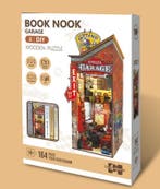 PlayfulMario Booknook Garage met verlichting Houten Model..., Verzenden, Nieuw