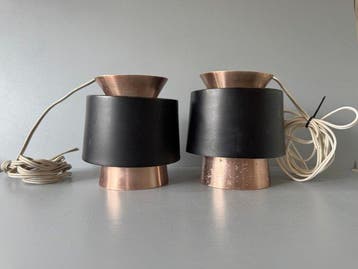 Plafondlamp (2) - In the style of Jørn Utzon JU1 – Set van 2