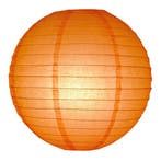 Oranje bol lampion 25 cm - Lampionnen, Verzenden, Nieuw