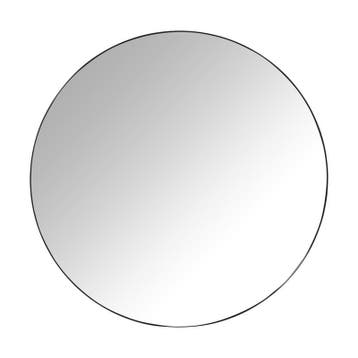 Ronde spiegel - ø120 cm - zwart metalen lijst, Huis en Inrichting, Verzenden, Nieuw