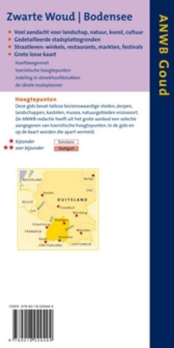 Zwarte Woud, Bodensee / ANWB hotelgids 9789018029494, Verzenden, Gelezen, Johan Eimers