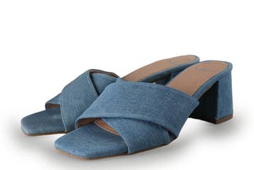 Manfield Muiltjes in maat 38 Blauw, Overige typen, Zo goed als nieuw, Manfield, Verzenden
