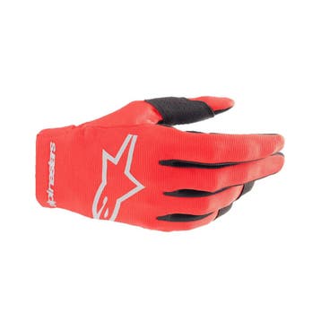 Alpinestars Jeugd Radar Handschoenen Mars Rood Zilver, Motoren, Nieuw met kaartje, Alpinestars, Handschoenen, Heren
