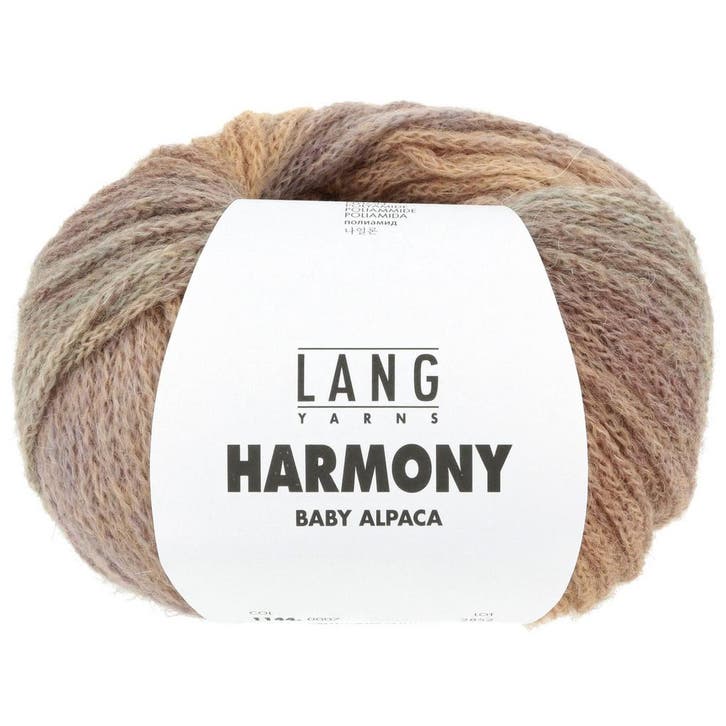 Lang Yarns Harmony - 07 Sahara - Baby-alpacagaren met Kett, Hobby en Vrije tijd, Breien en Haken, Ophalen of Verzenden