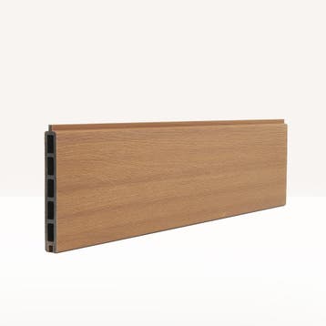 ACTIE - Premium Composiet Schutting Eiken - Verticaal, Ophalen of Verzenden, Nieuw, Kunststof, 1 tot 2 meter