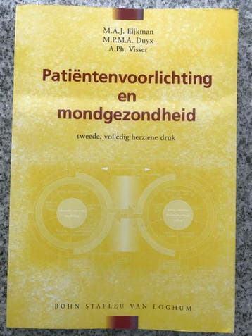 Patiëntenvoorlichting en mondgezondheid, Gelezen, M.A.J. Eijkman, M.P.M.A. Duyx & A. Ph. Visser, Overige wetenschappen, Verzenden