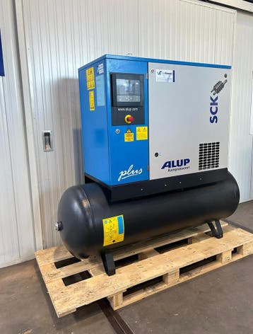 Gebruikte Alup Schroefcompressor SCK15-10-500 PLUS | 11kW, Zakelijke goederen, Machines en Bouw | Pompen en Compressoren