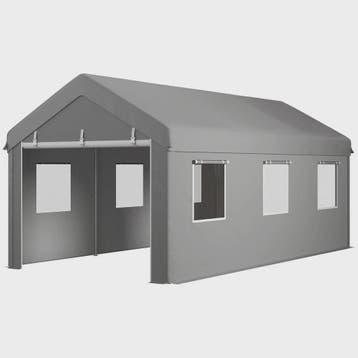 VEVOR Garagetent 6x3m - Stevig Stalen Frame, PE Zeil 160g/m²