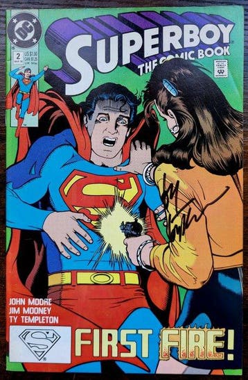 Lot 3 DC Comics Vintage 1990-2006 - Signed + COA and POA - 3, Nieuw