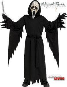 Ghost Face® Scream Aged Kostuum Kind, Hobby en Vrije tijd, Feestartikelen, Feestartikel, Nieuw, Verzenden