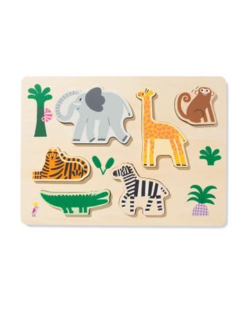 HEMA Voelpuzzel 30x22cm wild hout, Verzenden, Nieuw
