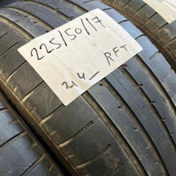 2 x Goodyear 225-50-17 RFT Zomerbanden 4mm, Gebruikt, 17 inch, Ophalen of Verzenden, Band(en)