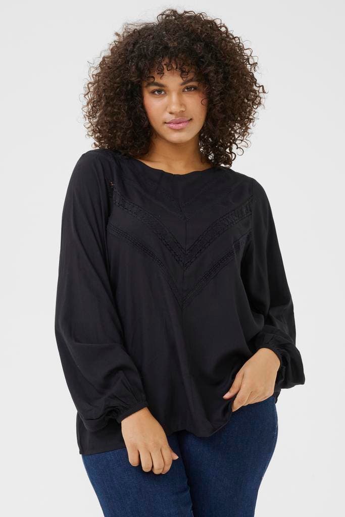 Kaffe Curve eco blouse Elina Maat:, Kleding | Dames, Blouses en Tunieken, Overige kleuren, Nieuw, Verzenden