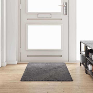 vidaXL Tapijt Loper Grijs 80 x 200 cm 100% Polypropylene, Huis en Inrichting, Verzenden, Nieuw, Grijs