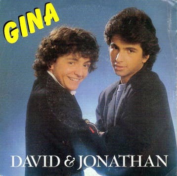 David & Jonathan – Gina single, Cd's en Dvd's, Vinyl | Pop, Verzenden, Nieuw in verpakking