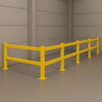 Modulair veiligheidshek van staal - Geel - Staal - 3,5 mm -, Verzenden