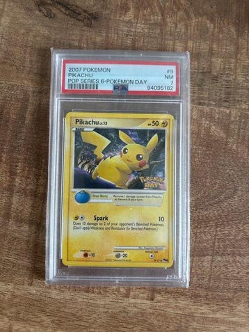 Pokémon - 1 Graded card - Pikachu 9/17 Promo card, Event, Nieuw
