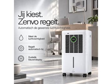 ZENVO ZEN2002 - Smart WiFi Luchtontvochtiger - 12L/dag - 50, Verzenden, Nieuw