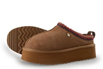 Nelson Pantoffels in maat 39 Cognac, Overige kleuren, Verzenden, Zo goed als nieuw, Nelson