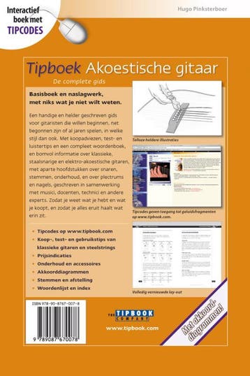 Tipboek Akoestische gitaar / Tipboek 9789087670078, Boeken, Verzenden, Gelezen, Hugo Pinksterboer