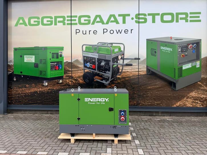 Energy EY-14P-SA Perkins diesel aggregaat generator 13kVA, Doe-het-zelf en Verbouw, Aggregaten, Dieselolie, Nieuw, Elektrisch startend