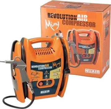 2dekans | Nuair - Revolutionair Miny Luchtcompressor, Doe-het-zelf en Verbouw, Compressors, Ophalen of Verzenden, Zo goed als nieuw