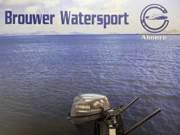 “Yamaha 9.9 pk | Buitenboordmotor | El start “, 5 tot 10 pk, Viertaktmotor, Ophalen of Verzenden, Zo goed als nieuw