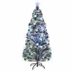 vidaXL Voorverlichte kerstboom met standaard en LED 210 cm, Verzenden, Nieuw