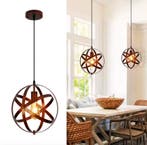 Retro Metalen Hanglamp – Vintage Kooi Plafondlamp met E27 Fi, Verzenden, Nieuw