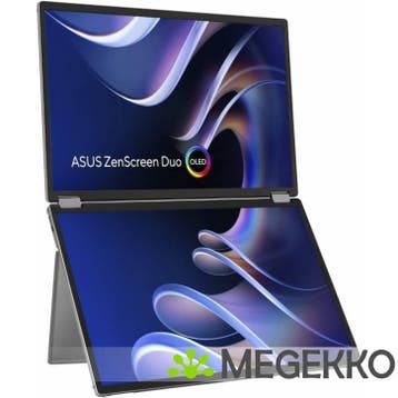 ASUS ZenScreen Duo OLED MQ149CD 14  WUXGA Zilver, Verzenden, Nieuw, ASUS