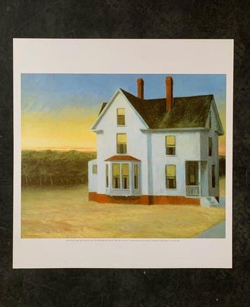 Edward Hopper (After) - Cape Cod Sunset - Artprint - 48 x 46