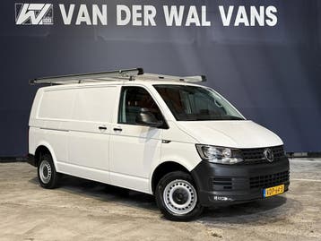 Volkswagen Transporter 2.0 TDI 102pk L2H1 Euro6 Airco | Impe, Stof, Gebruikt, Volkswagen, Wit