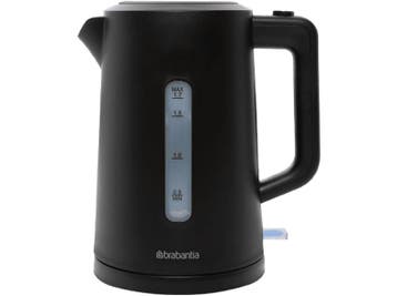 Brabantia -   Waterkoker Zwart, 1 tot 2 liter, Verzenden, Nieuw
