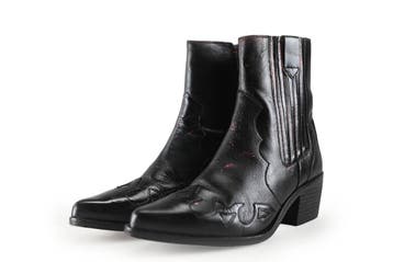 Manfield Cowboy laarzen in maat 38 Zwart, Verzenden, Zwart, Manfield, Gedragen