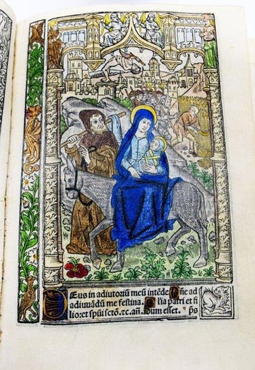 Illuminated Book of Hours - [Incunable] Painted on Parchment