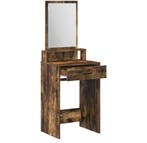 Elegante make-up tafel – Gerookt eiken, opbergruimte en spie, Huis en Inrichting, Verzenden, Nieuw
