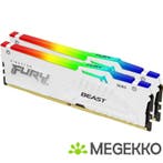 Kingston DDR5 FURY Beast RGB White 2x16GB 6400, Verzenden, Nieuw