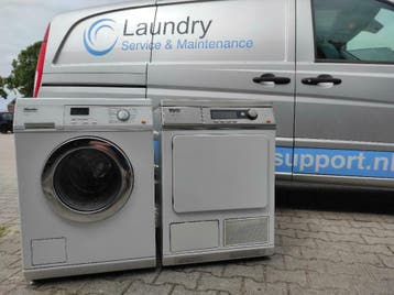 Miele Professional wasmachine en droger PW5065 PW6065 PT7135, Witgoed en Apparatuur, Wasmachines, Ophalen, Gebruikt, Voorlader