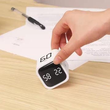 Cube Timer met Gravity Sensor – Oplaadbare LED Timer, Huis en Inrichting, Woonaccessoires | Klokken, Verzenden, Nieuw