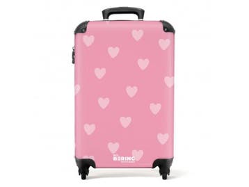 Veiling - Koffer handbagage hartjesritme, Nieuw