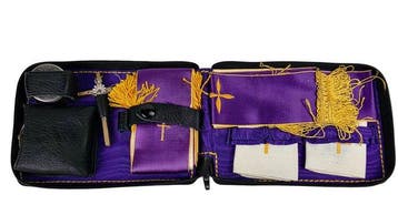 Liturgisch reisset - Messing, Zijde, Metaal - 1950-1960 -