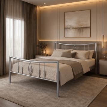 Van Schaik Firenze Metalen Bed - 180 x 210, Nieuw