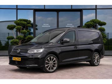 Zakelijke lease - Volkswagen Caddy Cargo Maxi 1.5 TSI AIRCO, Automaat, Stof, Gebruikt, Zwart